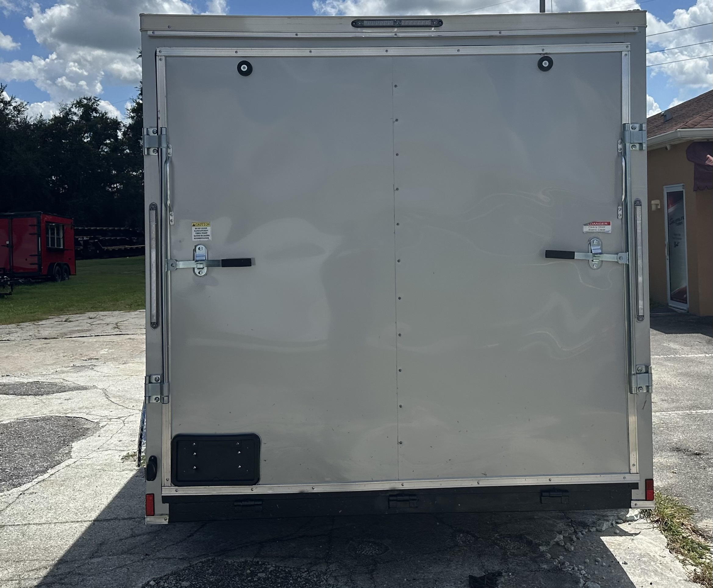 14' Enclosed view 2 - 3,500 lbs capacity trailer for rent
