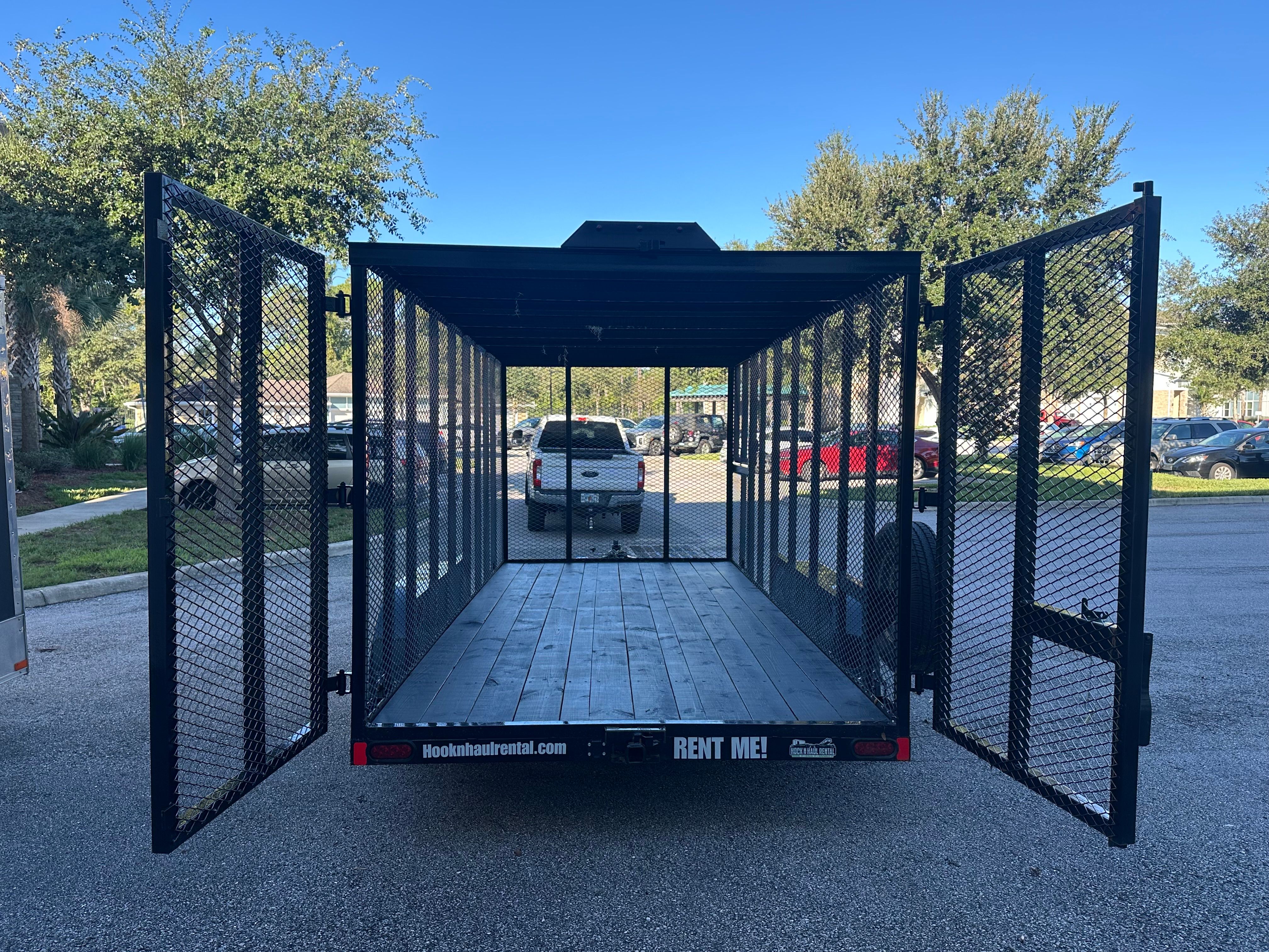 16' Trash Hauler / Universal Trailer view 2 - 4,500 lbs capacity trailer for rent