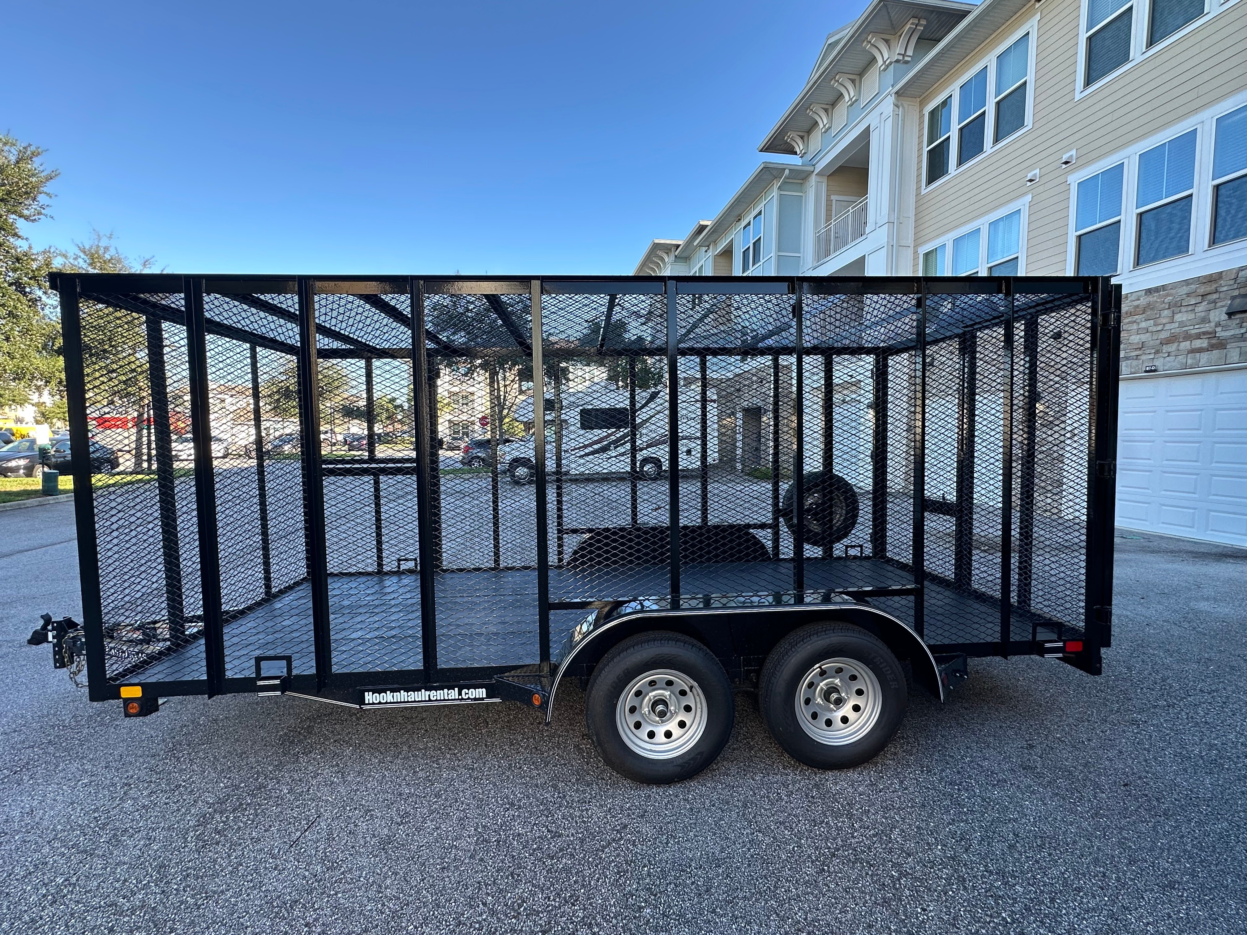 16' Trash Hauler / Universal Trailer view 3 - 4,500 lbs capacity trailer for rent