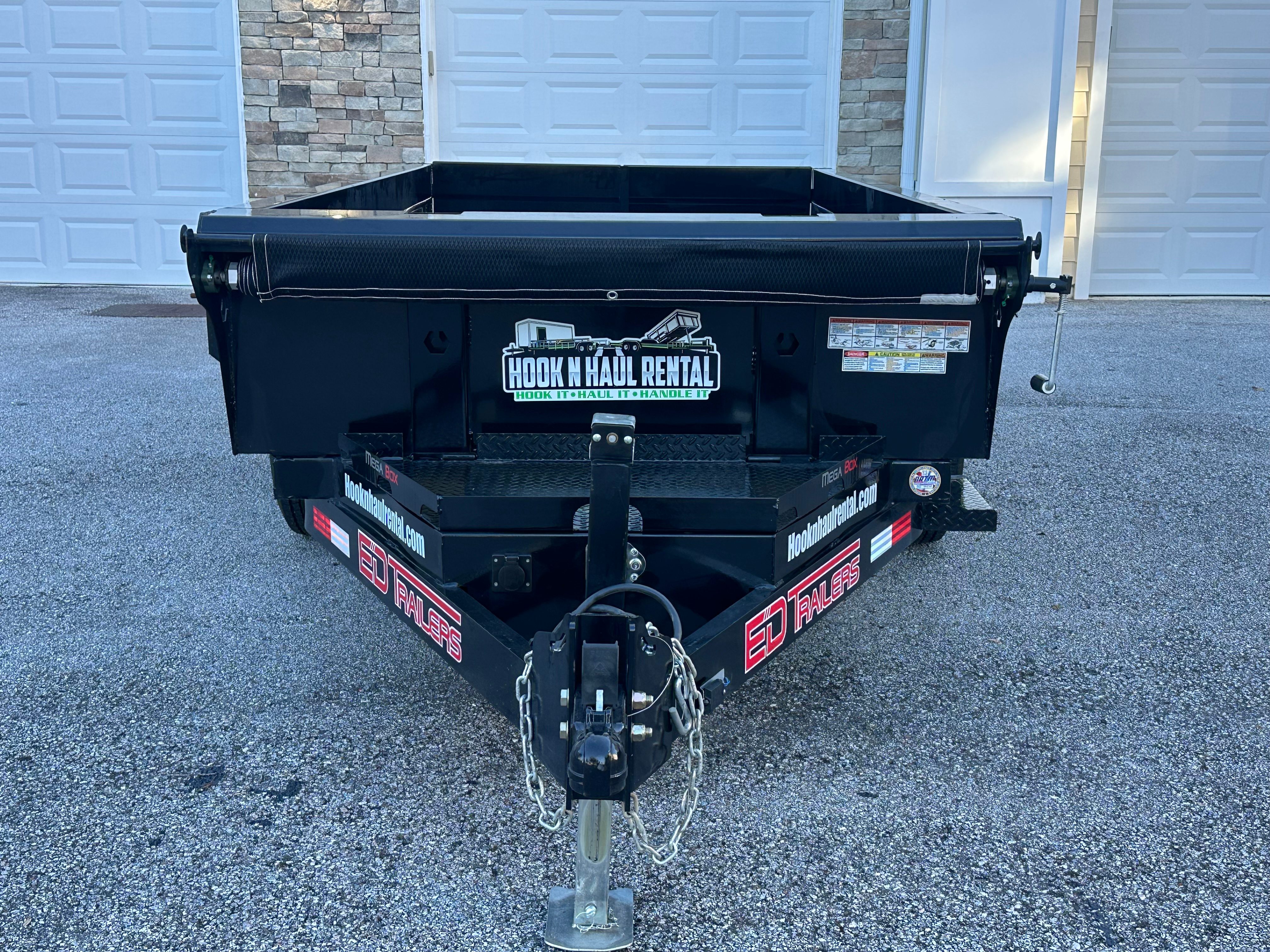 6'x10' Dump Trailer view 5 - 4,655 lbs capacity trailer for rent